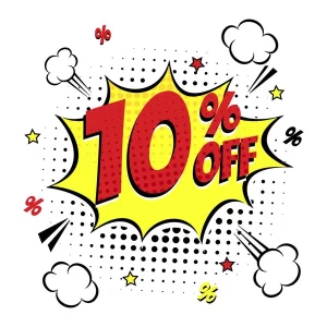 Cupón 10% descuento presencial - solo tienda física